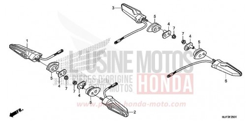 WINKER (CRF1000A/CRF1000D) CRF1000DG de 2016